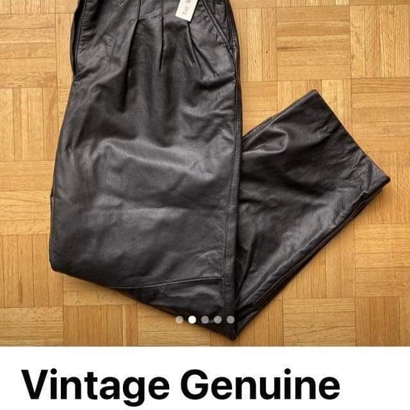 Vintage Leather Pants - Picture 3 of 6